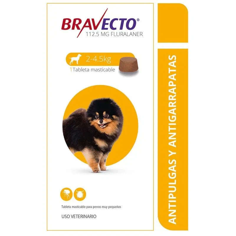 BRAVECTO 2 - 4.5 KG X 1 TAB