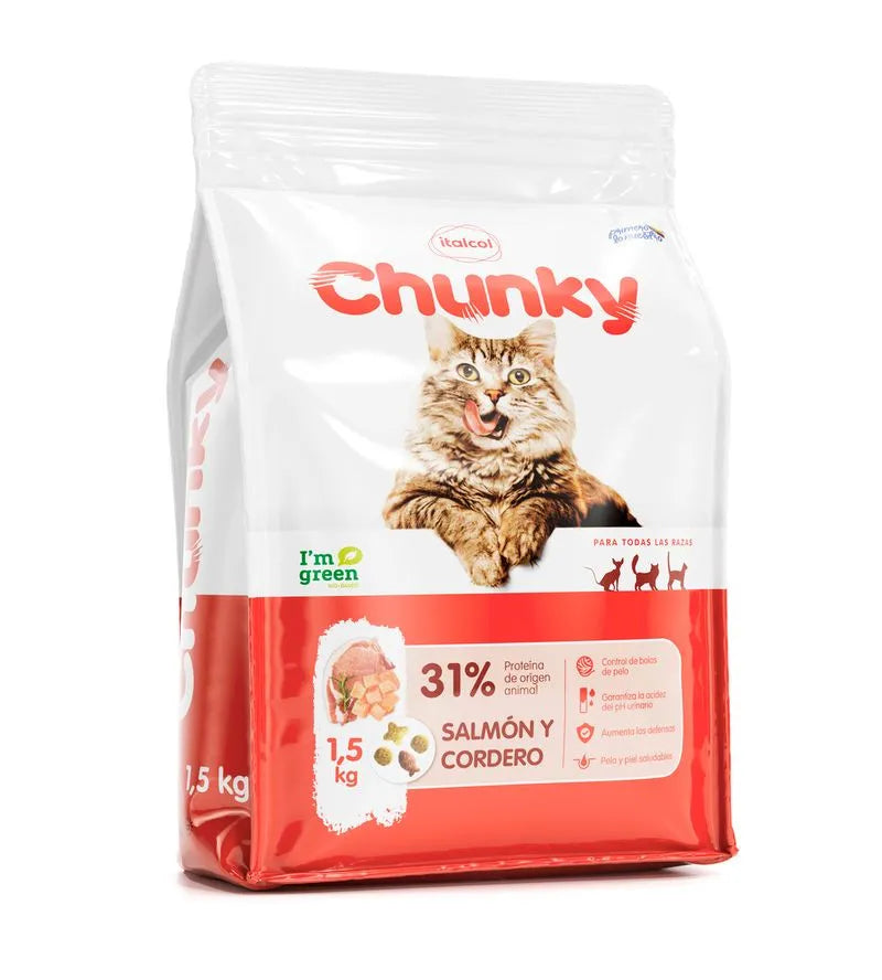 Alimento para gato - Chunky Salmon y Cordero